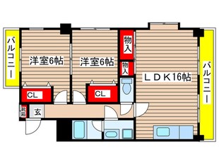 エクシブ平針の物件間取画像